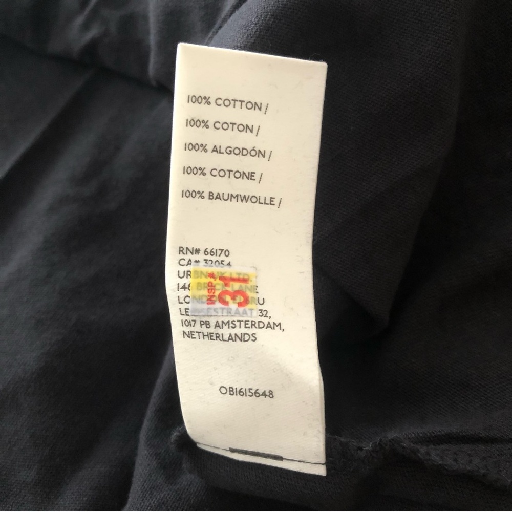 Free People Naomi Tee Relaxed Oversized Black NWT Size Large - Picture 6 of 6